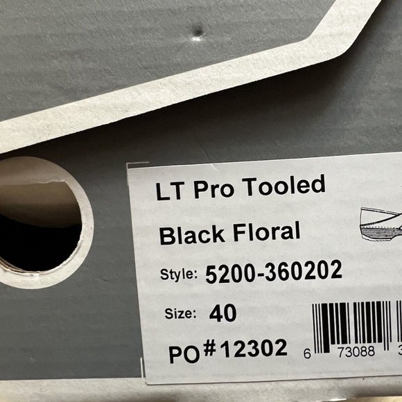 Dansko Womens Professional Tooled Clog Black EU40 M US9.5-10 - Picture 6 of 6